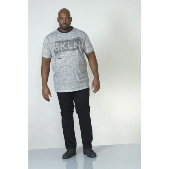 D555 NewYork Brooklyn T-shirt Black - T-skjorter - Store T-skjorter - 2XL-14XL