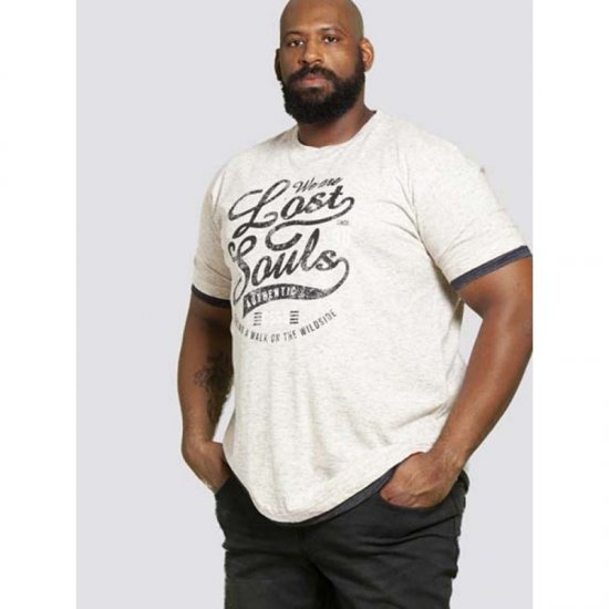 D555 Maiden T-shirt Off White - T-skjorter - Store T-skjorter - 2XL-14XL