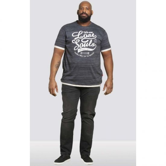 D555 Maiden T-shirt Black - T-skjorter - Store T-skjorter - 2XL-14XL