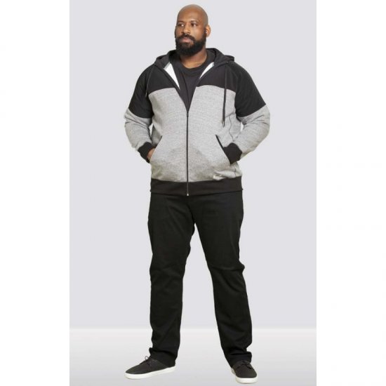 D555 Banbury Hoodie Black - Gensere og hettegensere - Store hettegensere - 2XL-14XL