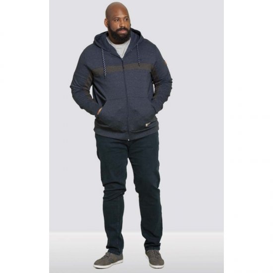 D555 Louisiana Hoodie Navy - Gensere og hettegensere - Store hettegensere - 2XL-14XL