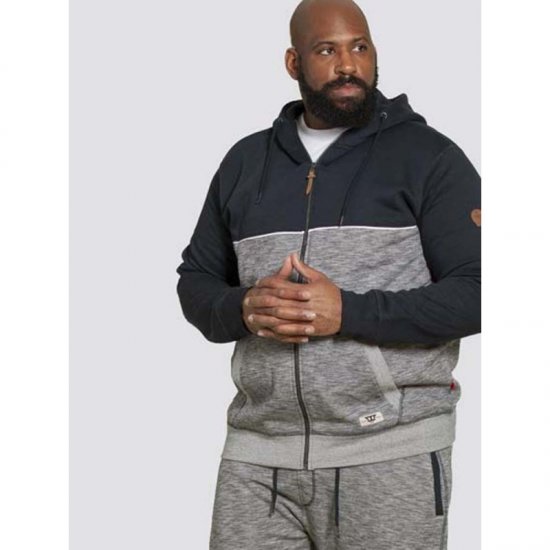 D555 Lamarsh Hoodie Navy - Gensere og hettegensere - Store hettegensere - 2XL-14XL