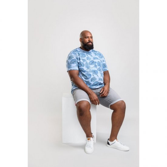D555 Seymour T-shirt Blue - T-skjorter - Store T-skjorter - 2XL-14XL