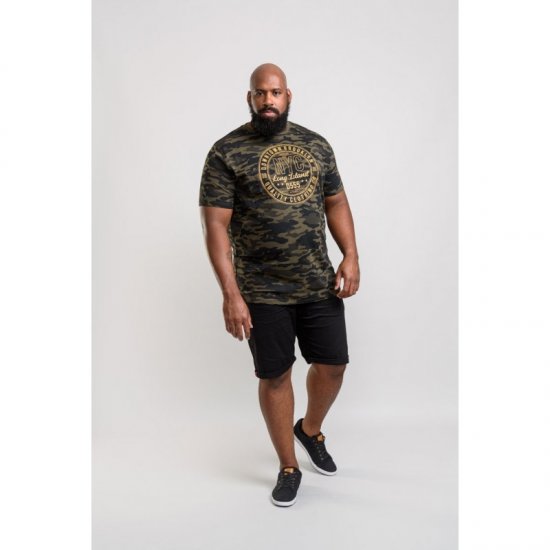 D555 Thompson T-shirt Jungle Camo - T-skjorter - Store T-skjorter - 2XL-14XL