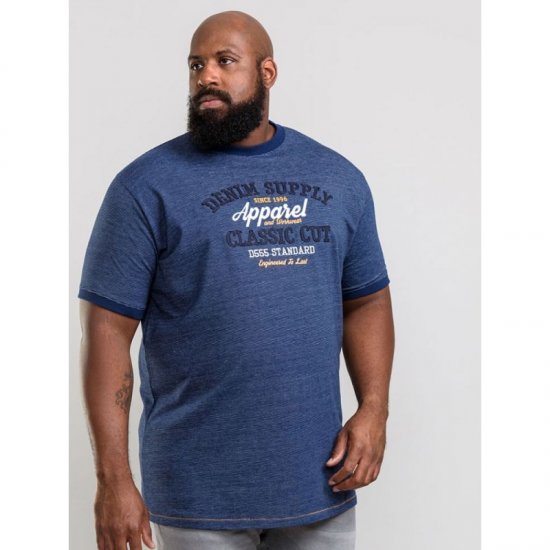 D555 Kody T-shirt Navy - T-skjorter - Store T-skjorter - 2XL-14XL