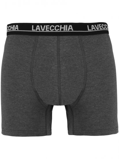 Lavecchia 1020 Boxershorts 3-pack Black/Charcoal/White - Undertøy & badetøy - Undertøy store størrelser 