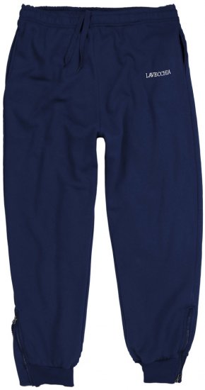 Lavecchia 2018 Sweatpants with Zippered Cuff Navy - Sweatbukser og-shorts - Sweatbukser og Sweatshorts 2XL-12XL