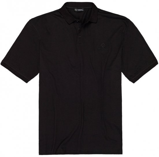 Lavecchia 1000 Pique Polo Black - Polo- & piqueskjorter - Poloskjorte i store størrelser - 2XL-8XL
