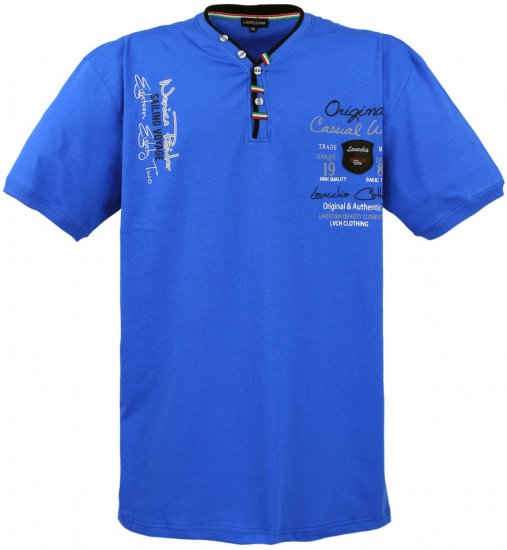 Lavecchia 2042 Printed T-shirt Royal Blue - T-skjorter - Store T-skjorter - 2XL-14XL