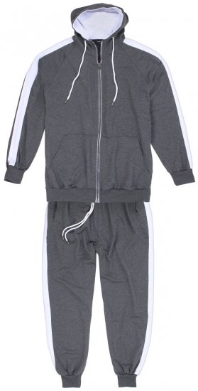 Lavecchia 611 Tracksuit Charcoal - Treningsdrakter - Treningsdrakter/Tracksuits store størrelser herre