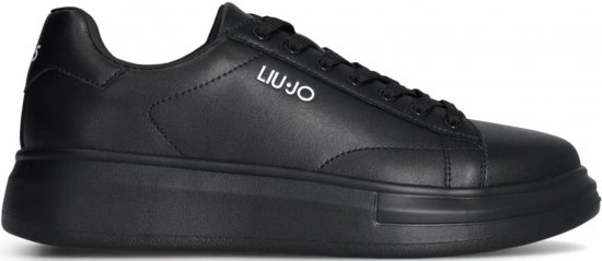 Liu Jo Big 01 Leather Sneakers Black/Black - Herresko 40-52 - 