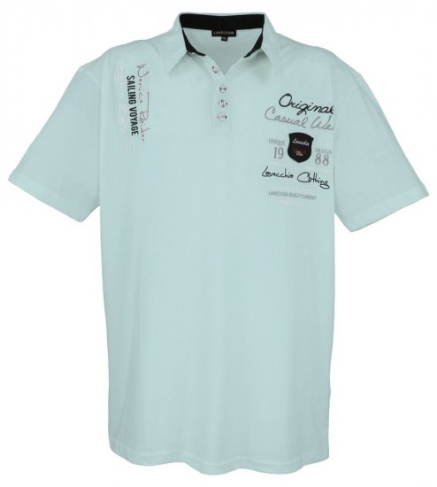 Lavecchia 610 T-skjorte med krage Mint - Polo- & piqueskjorter - Poloskjorte i store størrelser - 2XL-8XL