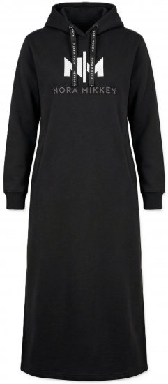 Nora Mikken MARI Maxi Hoodie Dress Black - Gensere og hettegensere - Gensere og hettegensere til dame