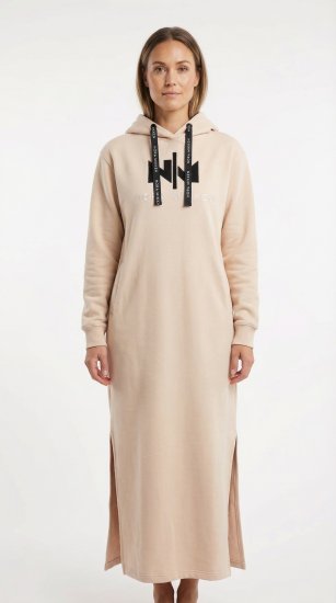 Nora Mikken MARI Maxi Hoodie Dress Light Pink - Gensere og hettegensere - 