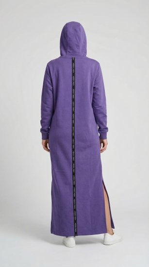 Nora Mikken MARI Maxi Hoodie Dress Purple - Gensere og hettegensere - Gensere og hettegensere til dame