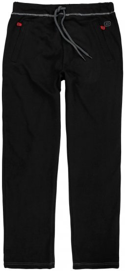 Adamo Markus Sweatpants with draw-cord Black - Sweatbukser og-shorts - Sweatbukser og Sweatshorts 2XL-12XL