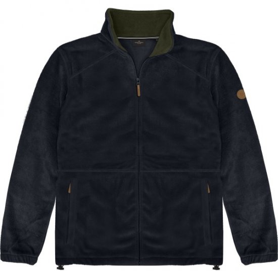 Double Outfitters MFT-7088 Fleece Full-Zip Jacket Navy - Jakker - Store jakker - 2XL-12XL