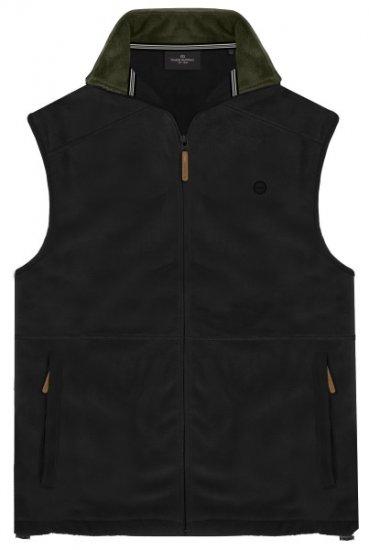 Double Outfitters MFT-7089 Sleeveless Fleece Vest Black - Jakker - Store jakker - 2XL-12XL