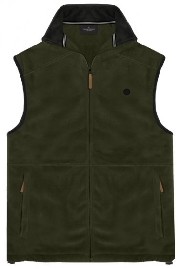 Double Outfitters MFT-7089 Sleeveless Fleece Vest Khaki - Jakker - Store jakker - 2XL-12XL