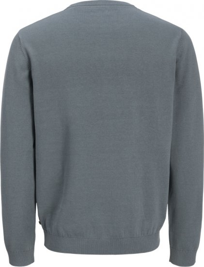 Jack & Jones BASIC Knitted Sweater Grey - Gensere og hettegensere - Store hettegensere - 2XL-14XL