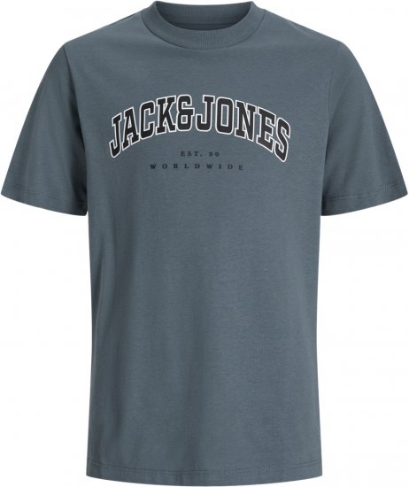 Jack & Jones Caleb Varsity T-Shirt Grey - T-skjorter - Store T-skjorter - 2XL-14XL