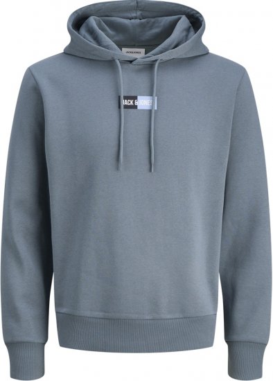 Jack & Jones Pan Hoodie Grey - Gensere og hettegensere - Store hettegensere - 2XL-14XL