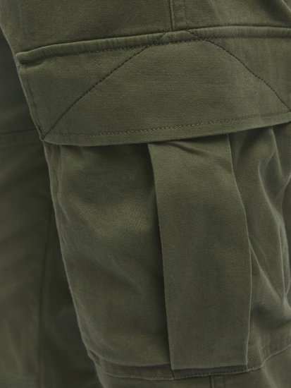 Jack & Jones Jonnie Cuffed Cargo Pants Green - Jeans og bukser - Store Bukser og Store Jeans