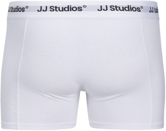Jack & Jones Soho Solid Trunks 3-pack White/Grey/Black - Undertøy & badetøy - Undertøy store størrelser 