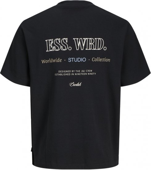 Jack & Jones Urban Edge Studio T-shirt Black - T-skjorter - Store T-skjorter - 2XL-14XL