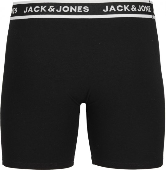 Jack & Jones Solid Boxer 3-Pack Black - Boxershorts - Boksershorts for menn i store størrelser
