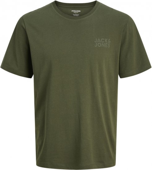 Jack & Jones CORP Logo T-Shirt Green - T-skjorter - Store T-skjorter - 2XL-14XL