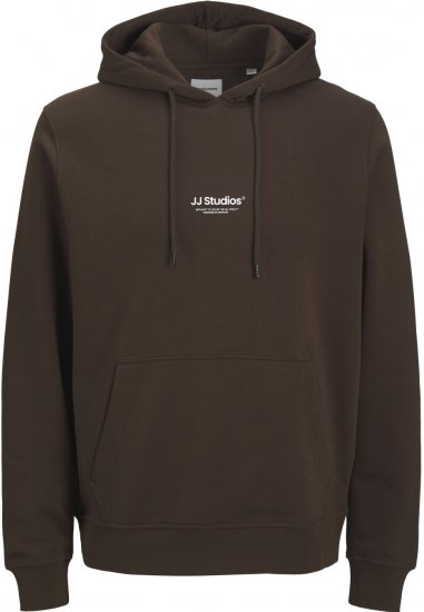 Jack & Jones Soho Hoodie Brown - Gensere og hettegensere - Store hettegensere - 2XL-14XL