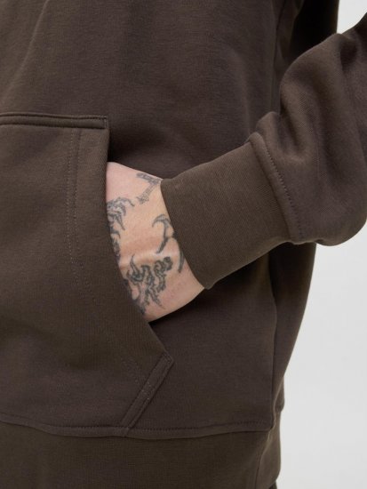 Jack & Jones Soho Hoodie Brown - Gensere og hettegensere - Store hettegensere - 2XL-14XL