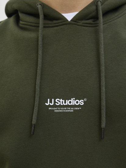 Jack & Jones Soho Hoodie Green - Gensere og hettegensere - Store hettegensere - 2XL-14XL