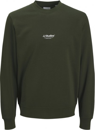 Jack & Jones Soho Sweatshirt Green - Gensere og hettegensere - Store hettegensere - 2XL-14XL