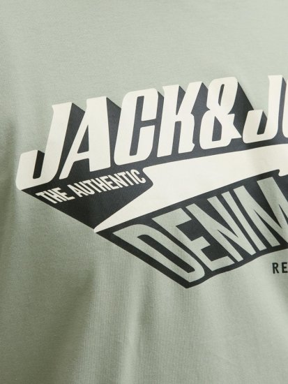 Jack & Jones Logo 2COL T-shirt Iceberg Green - T-skjorter - Store T-skjorter - 2XL-14XL
