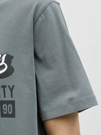 Jack & Jones Logo 2COL T-shirt Grey - T-skjorter - Store T-skjorter - 2XL-14XL