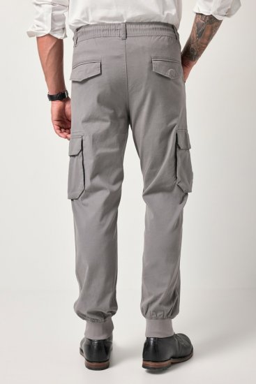 JP1880 Cargo Pants Flexnamic Modern Fit Grey - Jeans og bukser - Store Bukser og Store Jeans
