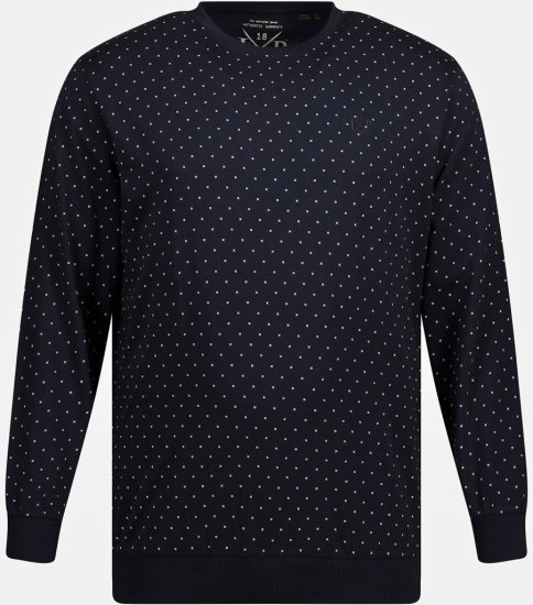JP1880 Pyjamas Two-piece Long Sleeve and Long Trousers Navy - Undertøy & badetøy - Undertøy store størrelser 