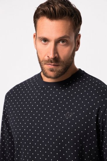 JP1880 Pyjamas Two-piece Long Sleeve and Long Trousers Navy - Undertøy & badetøy - Undertøy store størrelser 