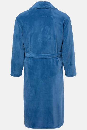 JP1880 Bathrobe with Spacious Pockets Denim Blue - Undertøy & badetøy - Undertøy store størrelser 