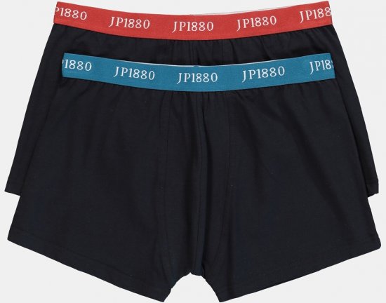 JP1880 FLEXNAMIC OEKO-TEX Boxer Shorts 2-Pack Black - Undertøy & badetøy - Undertøy store størrelser 