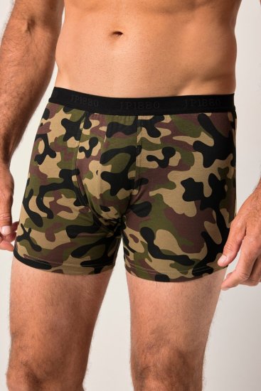 JP1880 FLEXNAMIC OEKO-TEX Boxer Shorts 2-Pack Green - Undertøy & badetøy - Undertøy store størrelser 