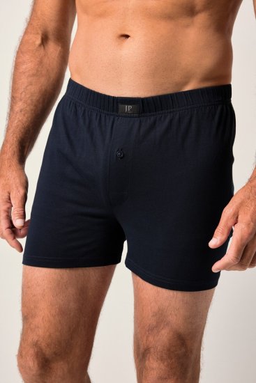 JP1880 OEKO-TEX Boxer Shorts Jersey 2-Pack Navy - Undertøy & badetøy - Undertøy store størrelser 