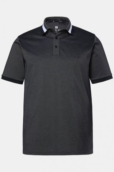 JAY-PI Quickdry Two-Tone Golf Poloshirt Black - Polo- & piqueskjorter - Poloskjorte i store størrelser - 2XL-8XL