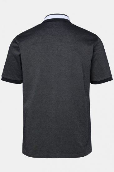 JAY-PI Quickdry Two-Tone Golf Poloshirt Black - Polo- & piqueskjorter - Poloskjorte i store størrelser - 2XL-8XL