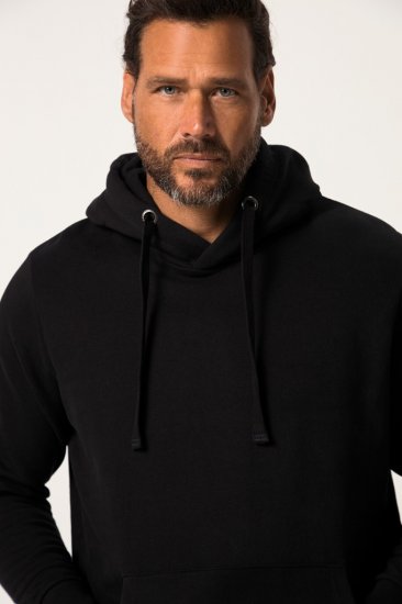 JAY-PI Hoodie with Soft Brushed Interior Black - Gensere og hettegensere - Store hettegensere - 2XL-14XL