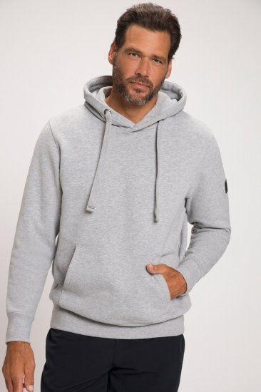 JAY-PI Hoodie with Soft Brushed Interior Grey - Gensere og hettegensere - Store hettegensere - 2XL-14XL