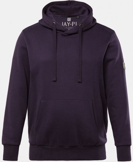 JAY-PI Hoodie with Soft Brushed Interior Purple - Gensere og hettegensere - Store hettegensere - 2XL-14XL