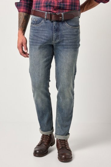 JP1880 FLEXNAMIC Modern Straight Fit Jeans Vintage Denim - Jeans og bukser - Store Bukser og Store Jeans